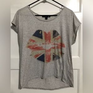 Living Doll Medium British Flag T-shirt